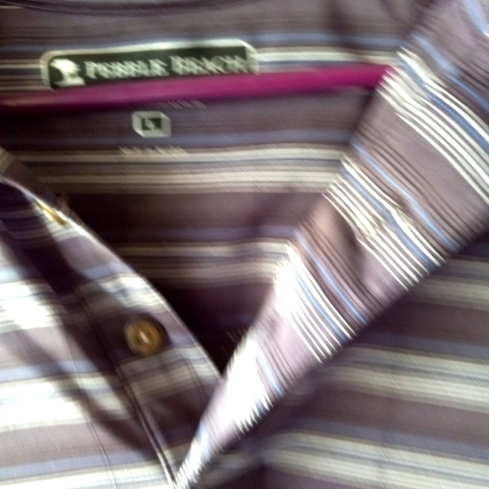 Men's pebble beach polo shirts size L